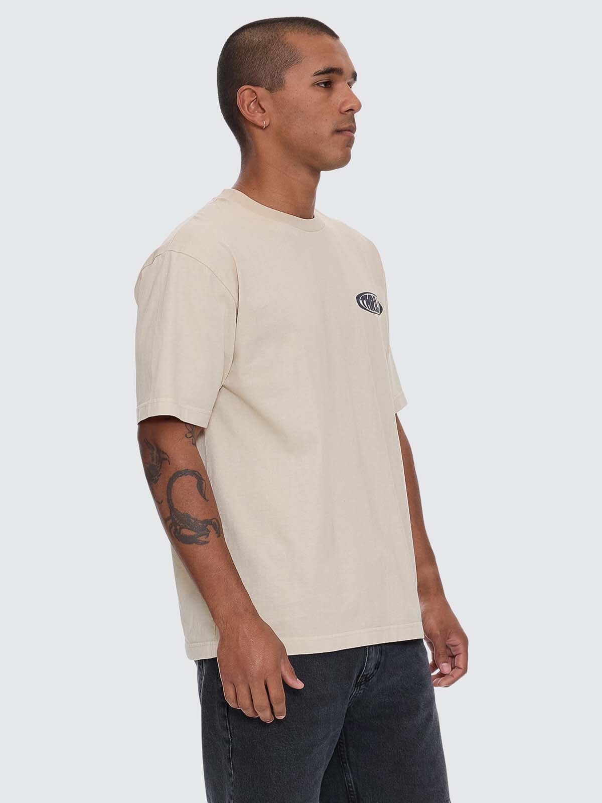 Shadowless Oversize Fit Tee - Oatmeal XS