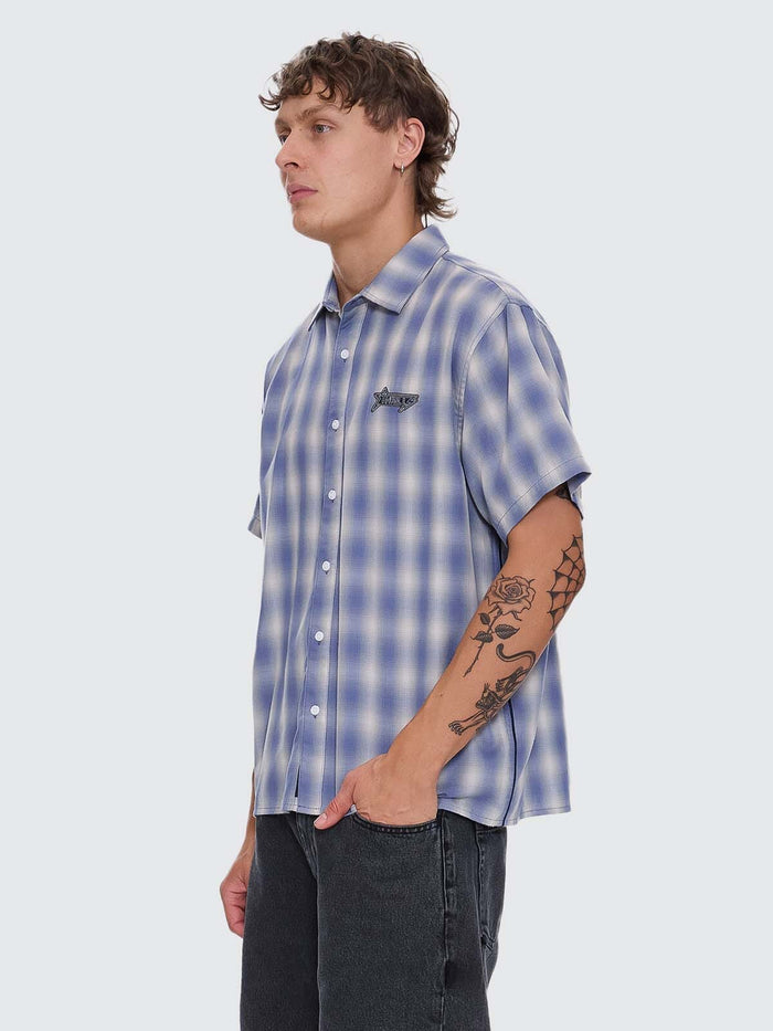 Heavy Static Short Sleeve Cropped Shirt - Royal Cream XS