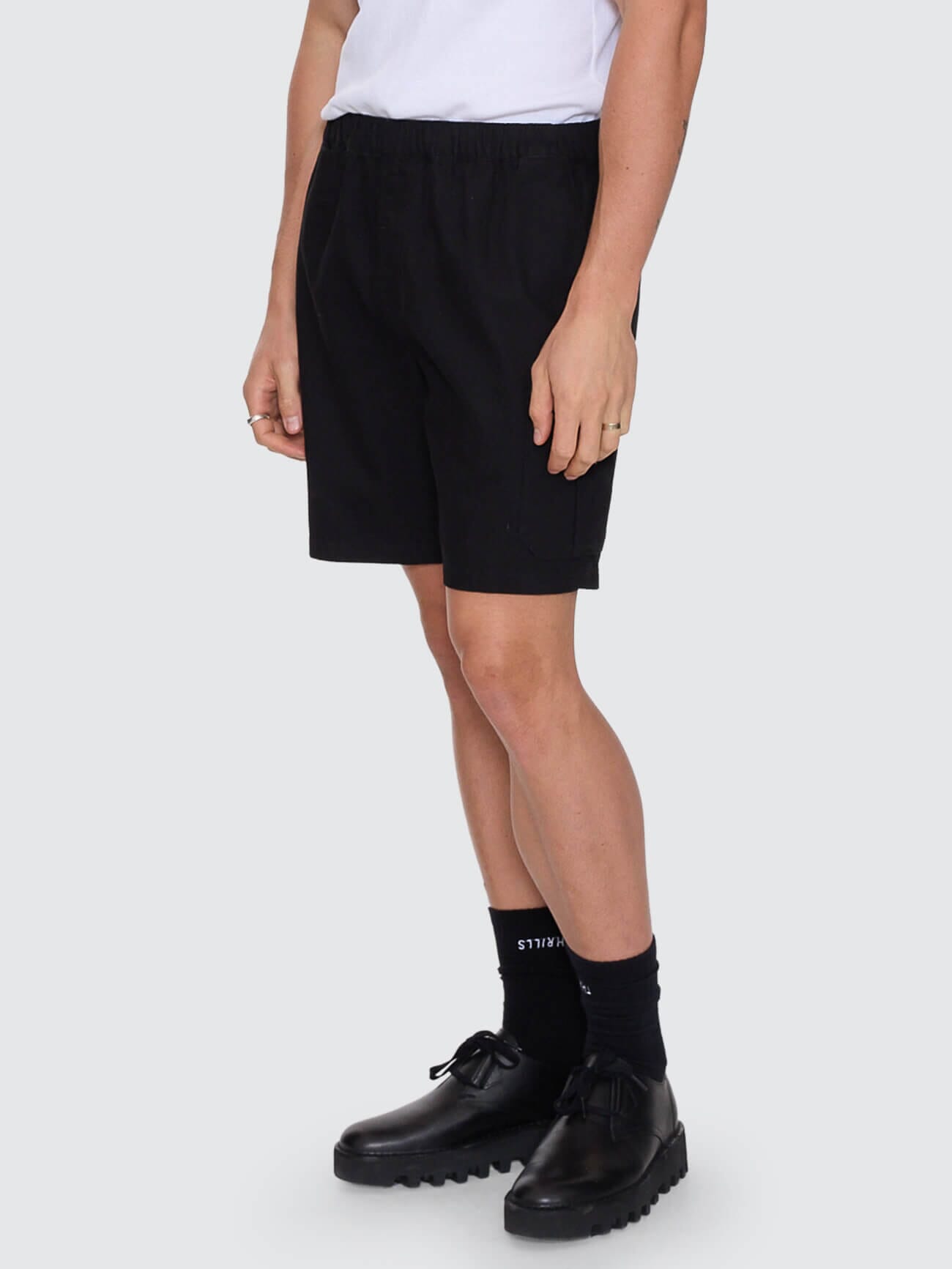 Bueno Elastic Cargo Short - Black 26