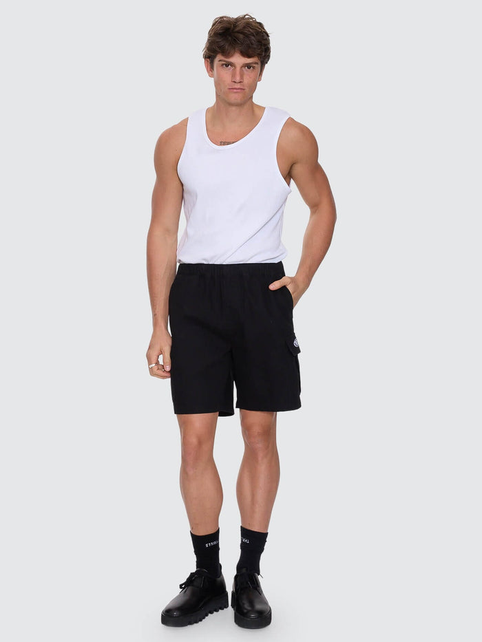 Bueno Elastic Cargo Short - Black 26