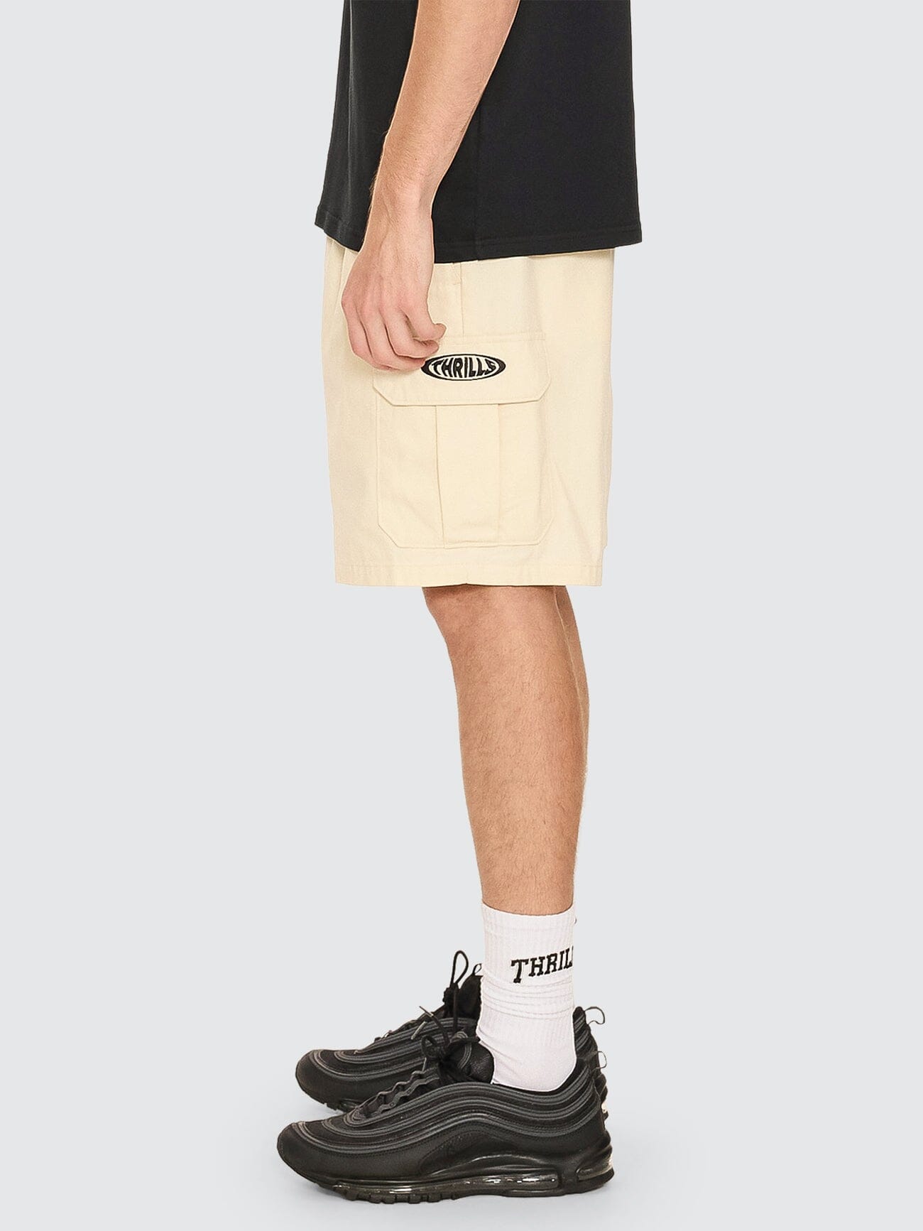 Bueno Elastic Cargo Short - Unbleached