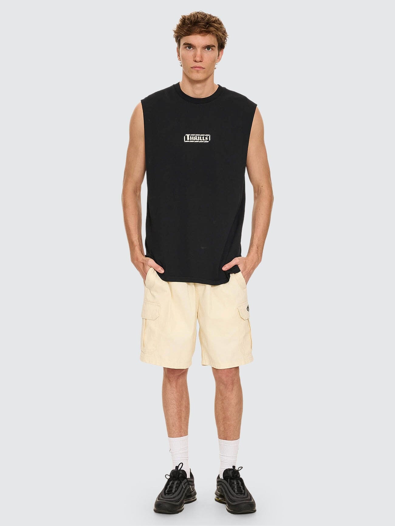 Bueno Elastic Cargo Short - Unbleached