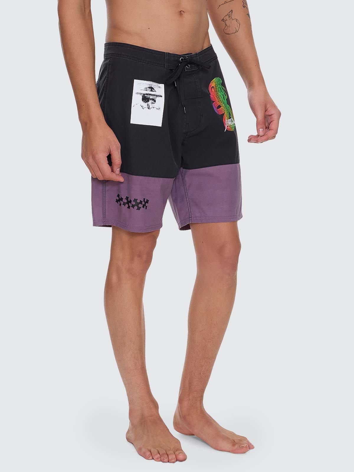 It's In The Cards Boardshort - Black 28