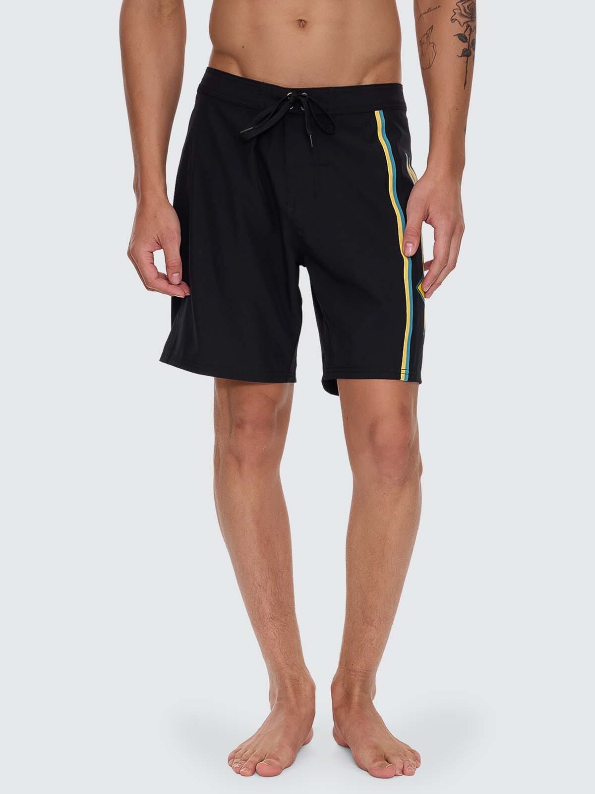 Heavy Static Boardshort - Black