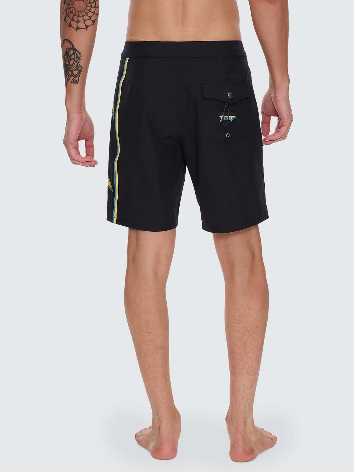 Heavy Static Boardshort - Black