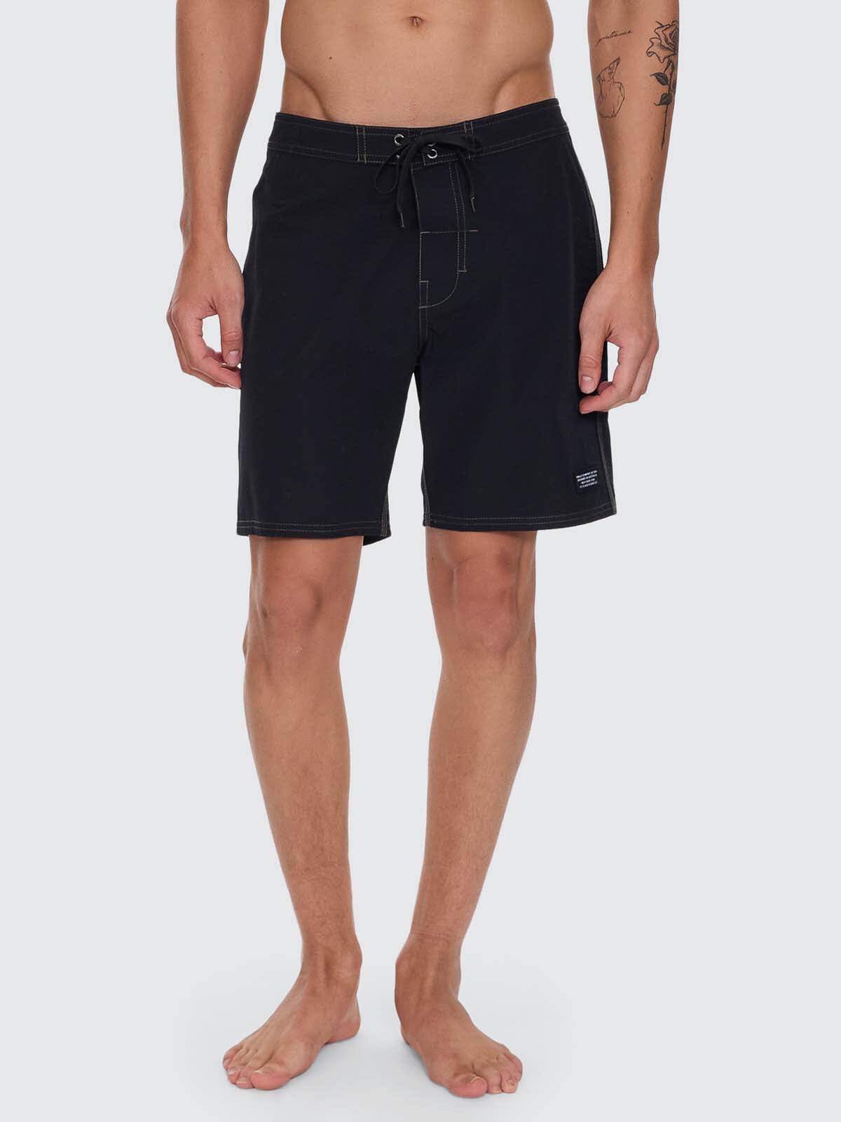 Minimal Thrills Boardshort - Black - Tarmac 28