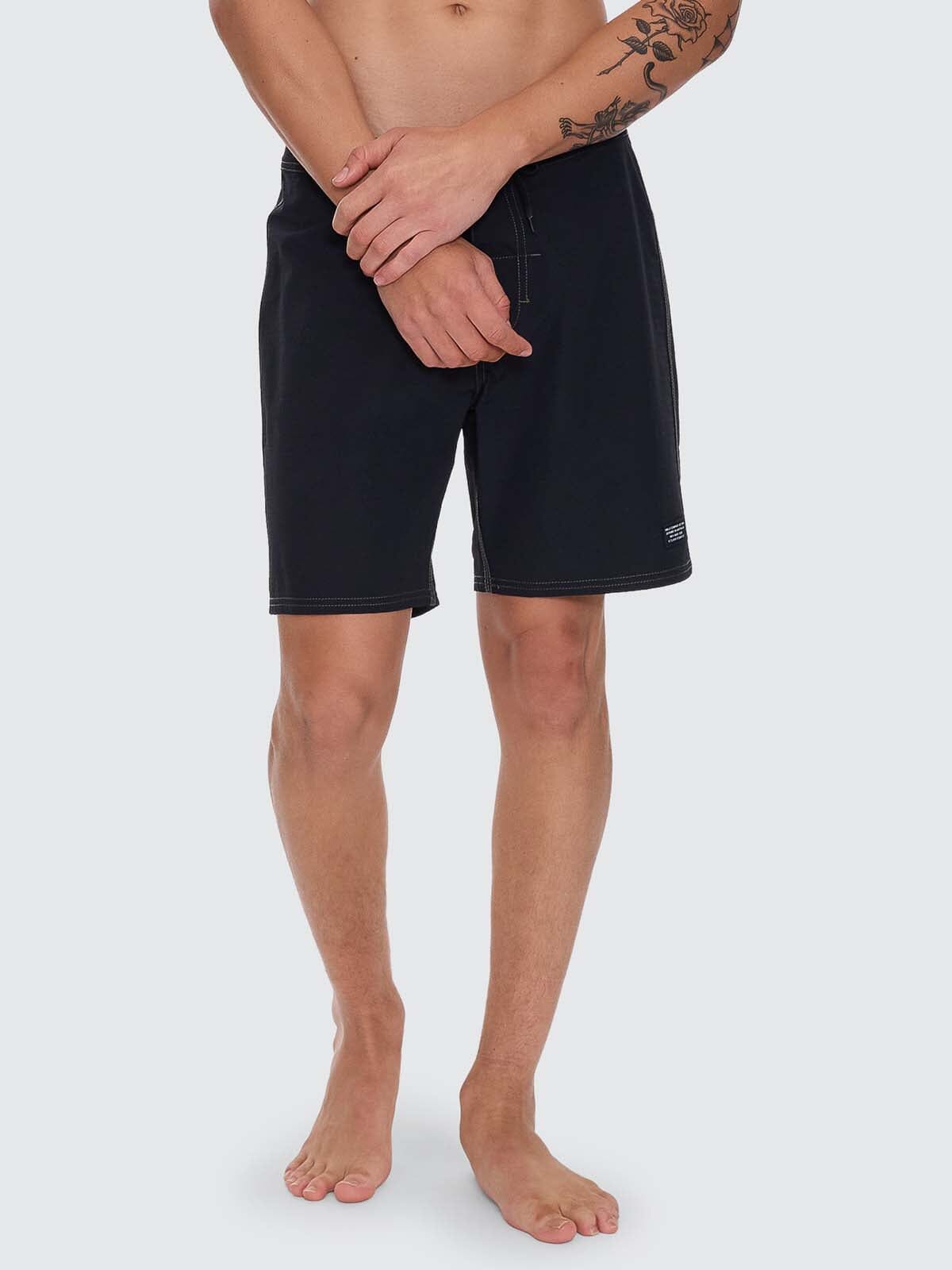 Minimal Thrills Boardshort - Black - Tarmac 28