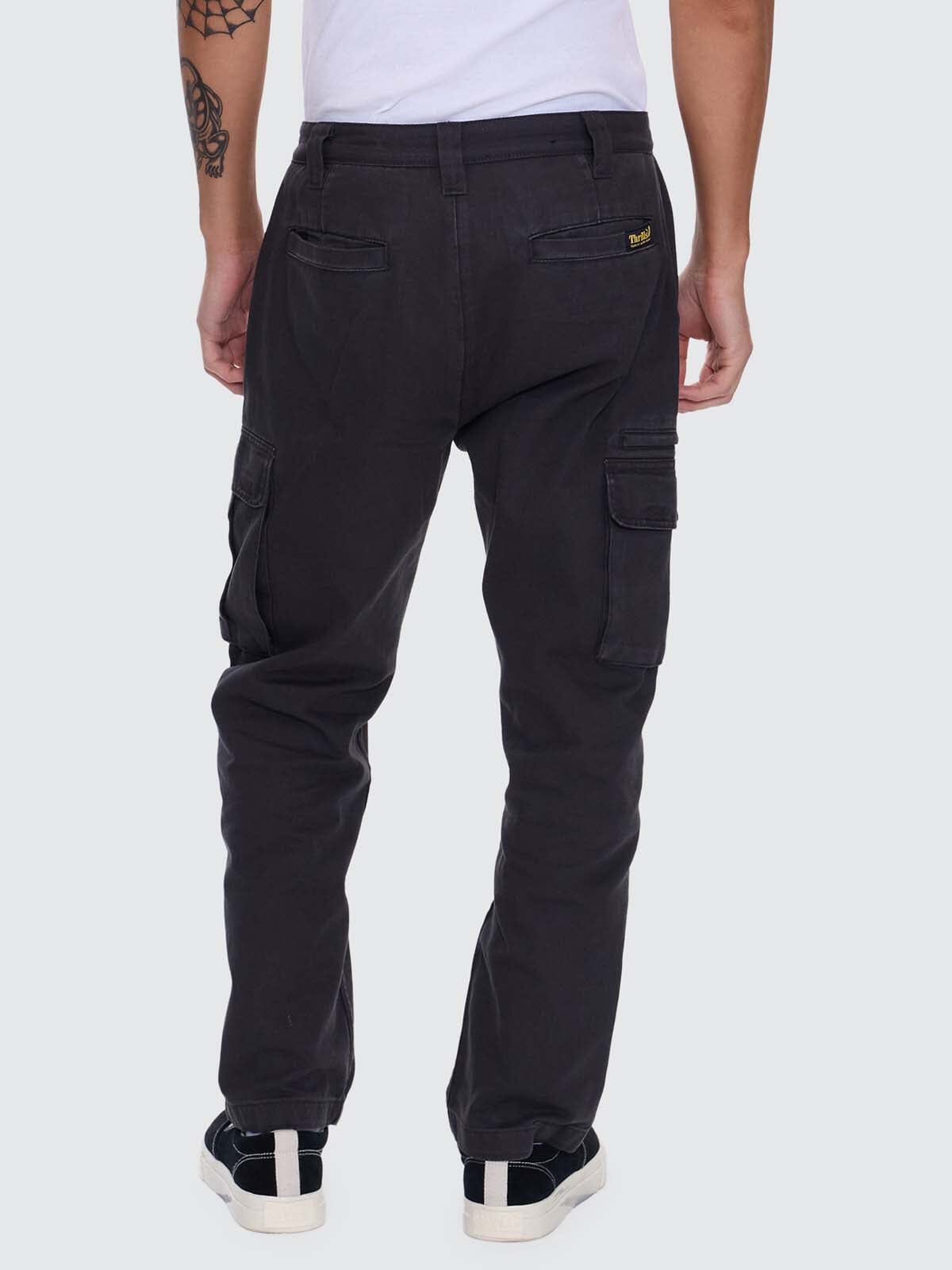 Slacker Union Relaxed Cargo Pant - Dark Charcoal 28