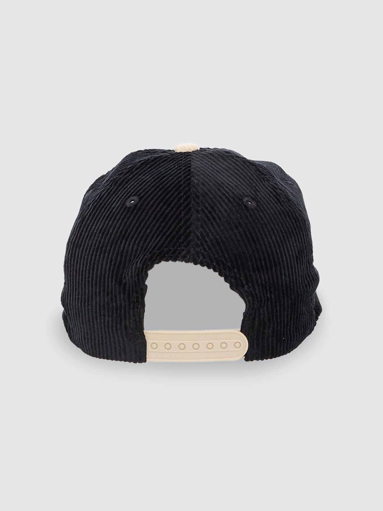 Thrills Workwear 5 Panel Cap - Black - Green Sheen