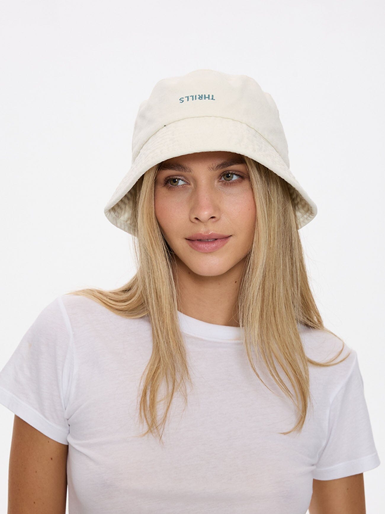 Minimal Thrills Bucket Hat - Tofu - Green Coast
