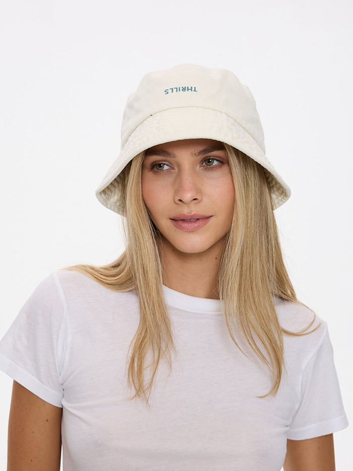 Minimal Thrills Bucket Hat - Tofu - Green Coast
