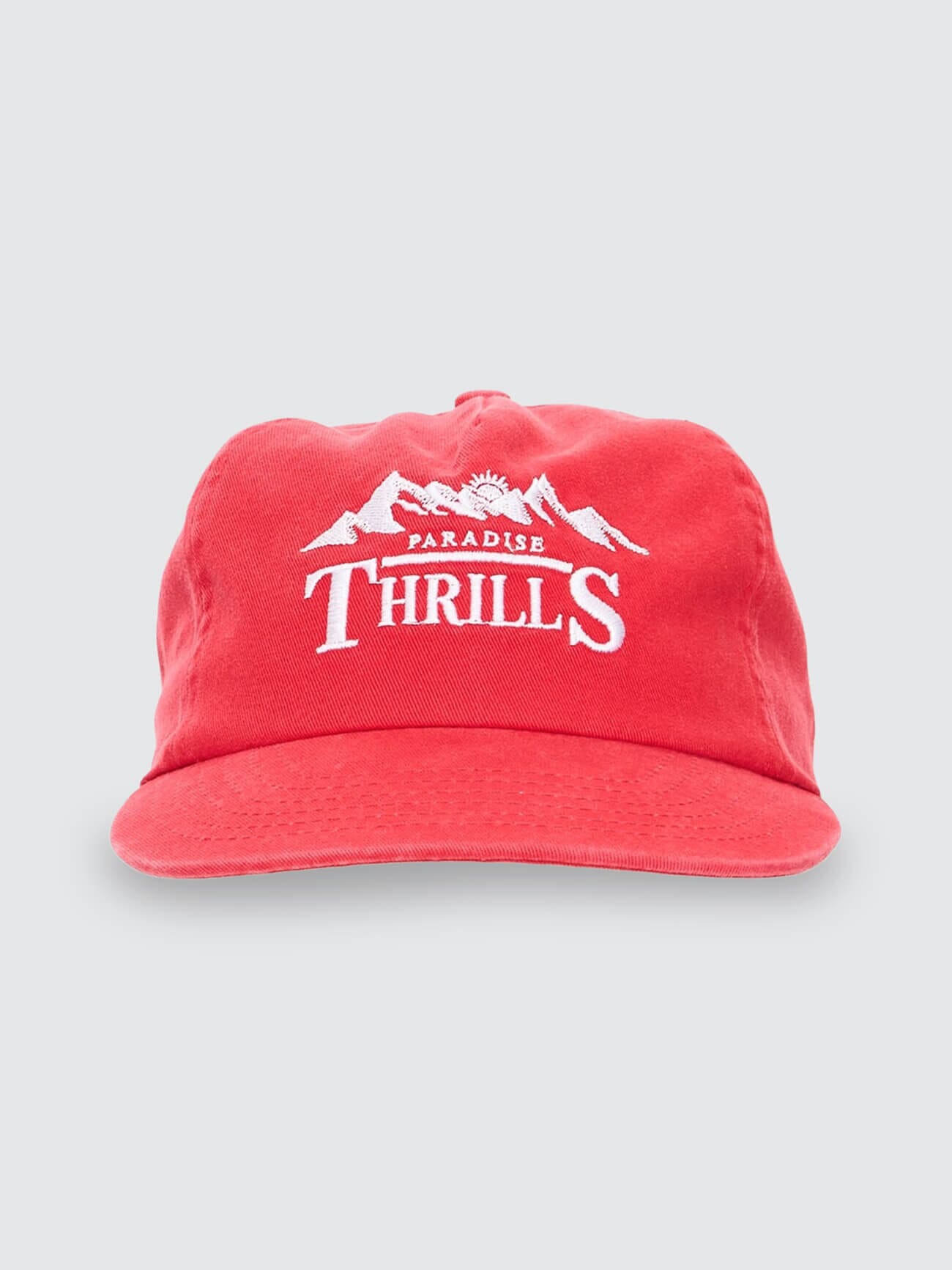 Touch The Sky 5 Panel Cap - Racing Red