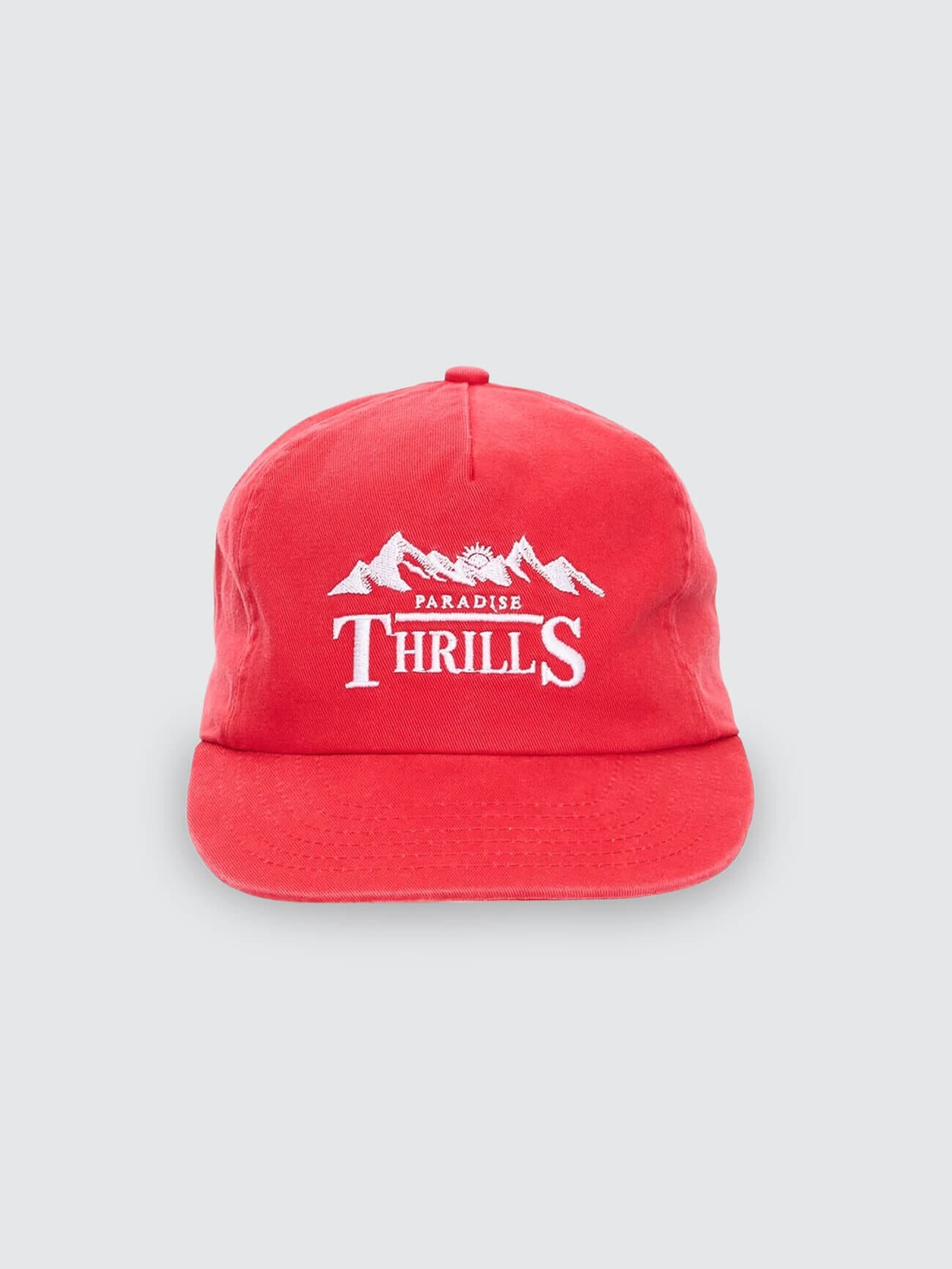 Touch The Sky 5 Panel Cap - Racing Red
