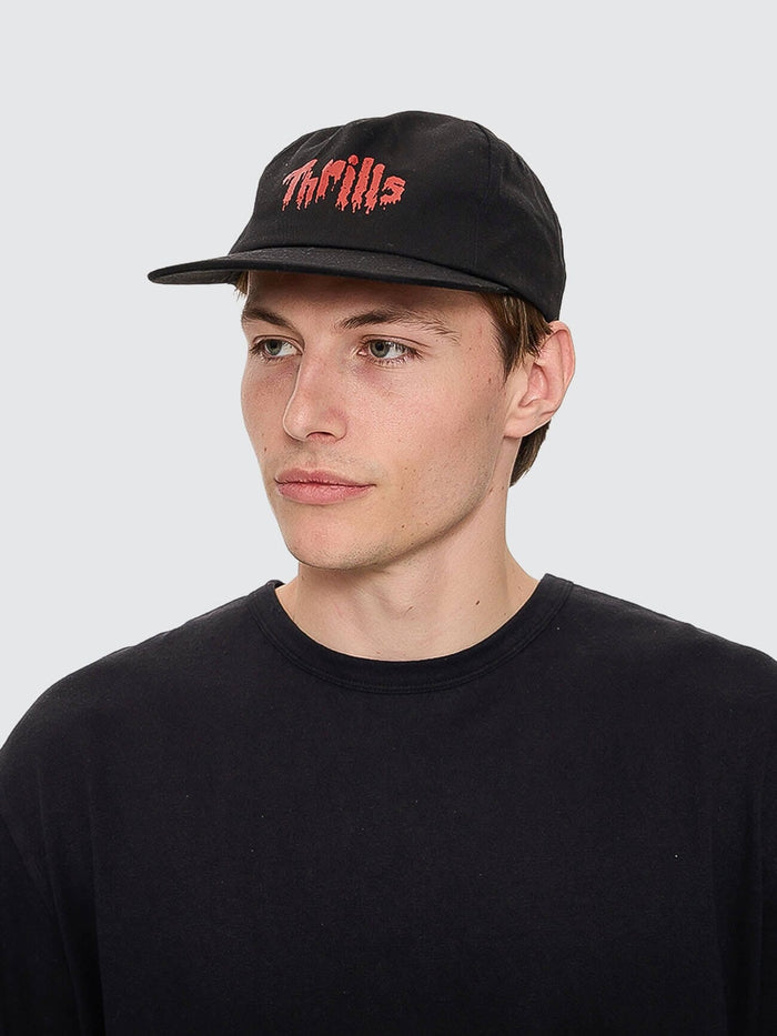 Once Bitten Twice Shy 5 Panel Cap - Black