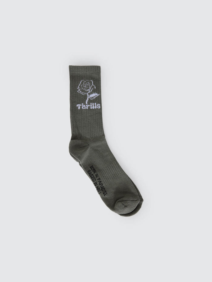 Love Stinks 3 Pack Sock - Olivine - Butter Yellow - White One Size
