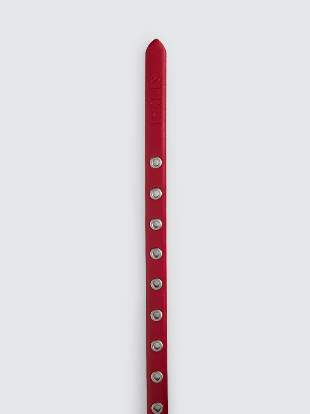 Thrills Thin Belt - Red One Size