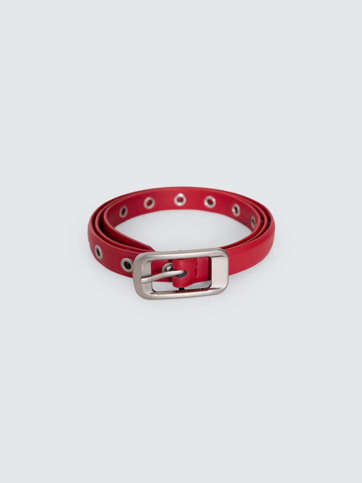 Thrills Thin Belt - Red One Size