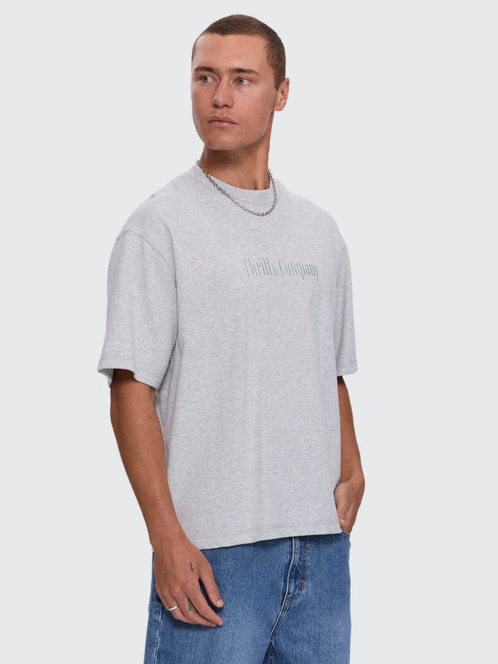 Primitive Thrills Box Crop Tee - Snow Marle XS