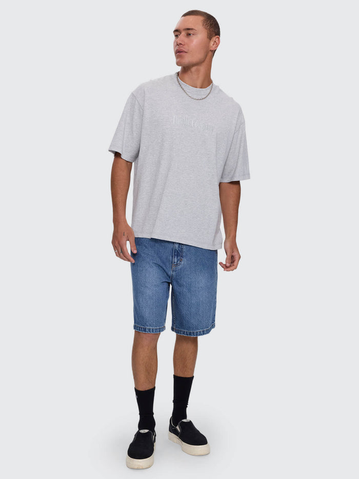 Primitive Thrills Box Crop Tee - Snow Marle XS