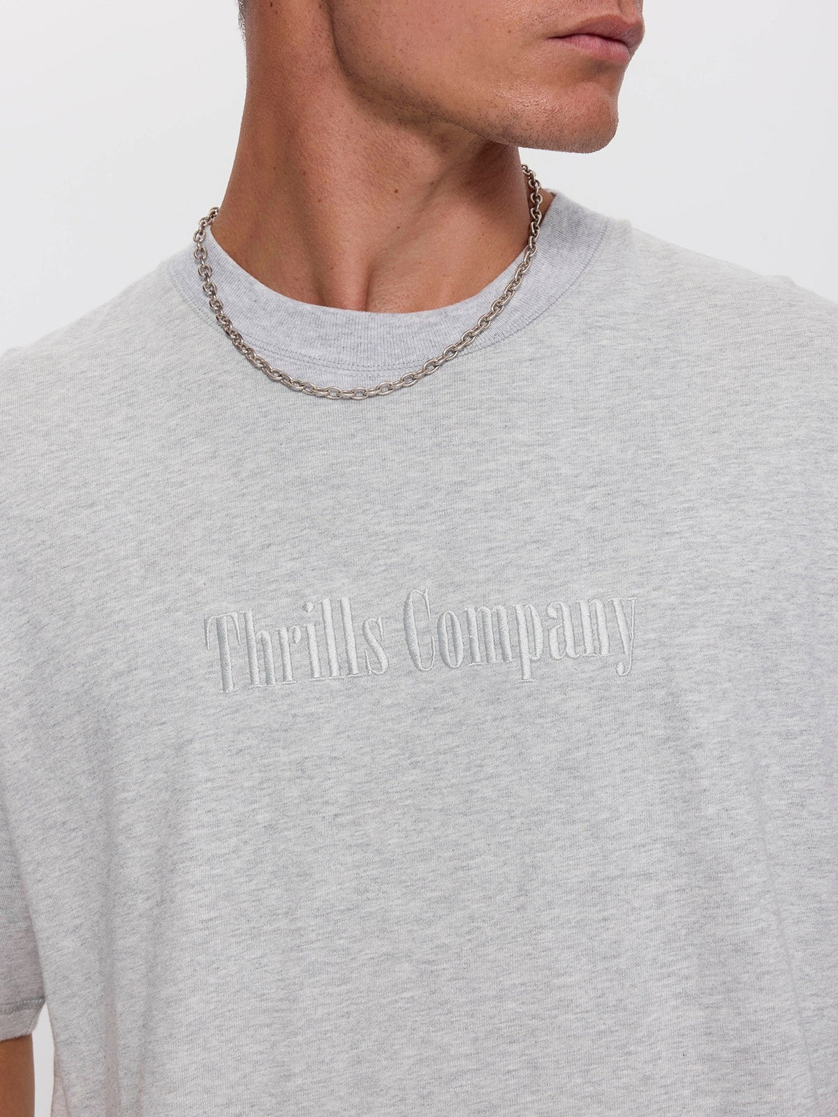 Primitive Thrills Box Crop Tee - Snow Marle XS