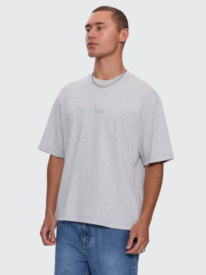 Primitive Thrills Box Crop Tee - Snow Marle XS