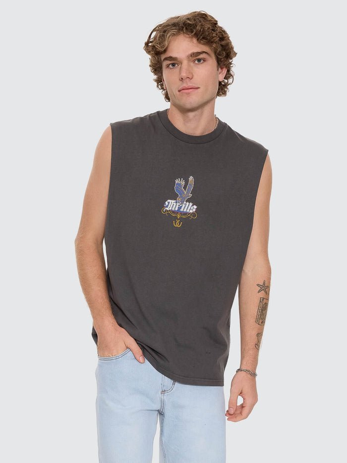 Always Good Always Tough Merch Fit Muscle Tee - Merch Black XS