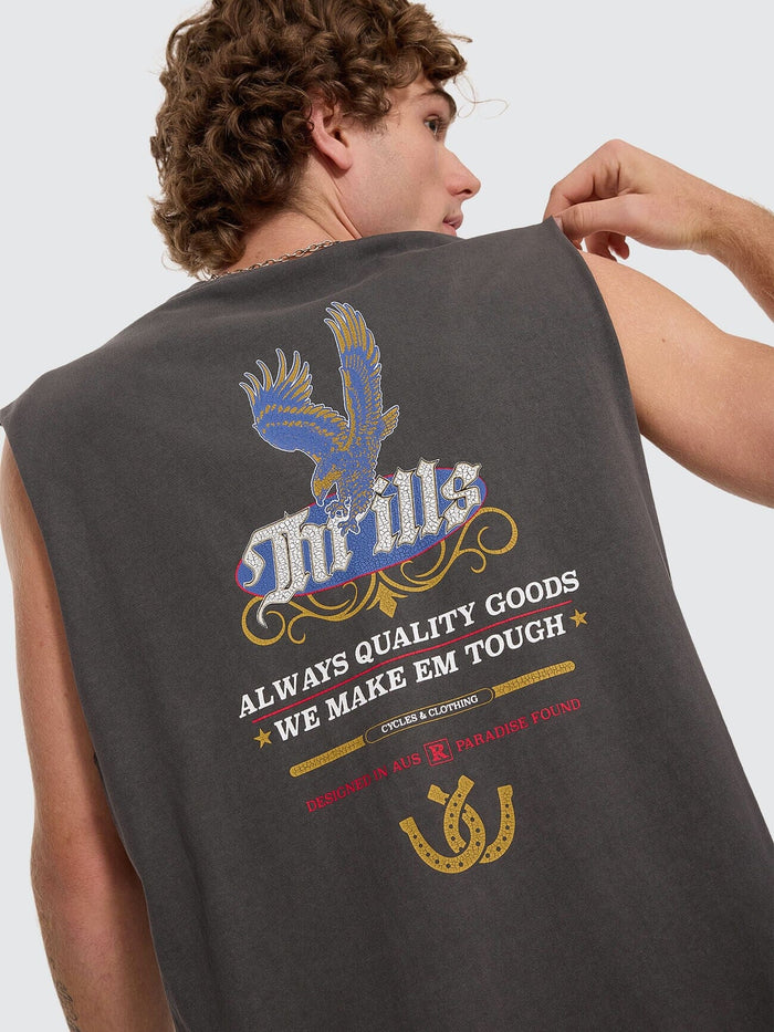 Always Good Always Tough Merch Fit Muscle Tee - Merch Black XS