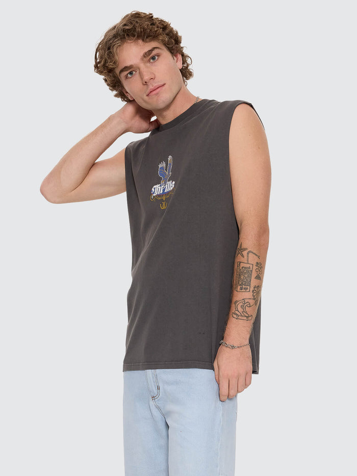 Always Good Always Tough Merch Fit Muscle Tee - Merch Black XS