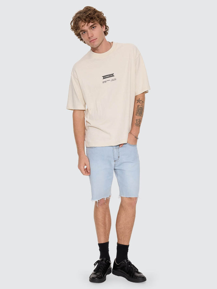 Serviced Box Crop Tee - Heritage White XS