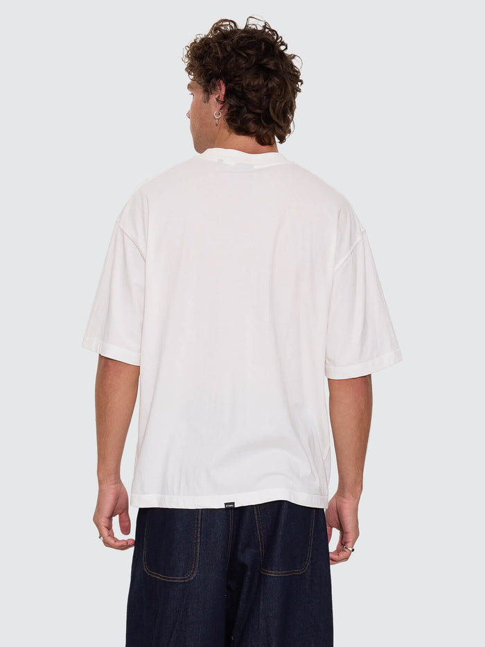 Ghost Runner Box Crop Tee - Dirty White XS