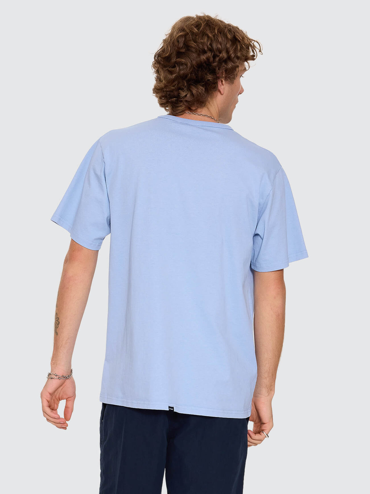 Thrills Workwear Embro Merch Fit Tee - Placid Blue XS