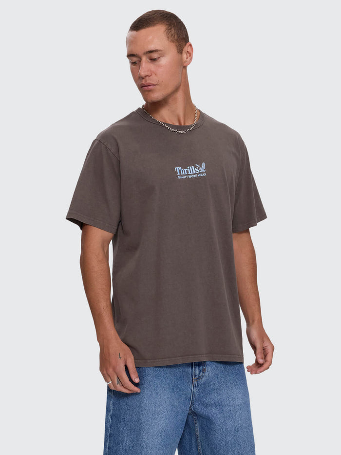 Thrills Workwear Embro Merch Fit Tee - Bungee Cord XS