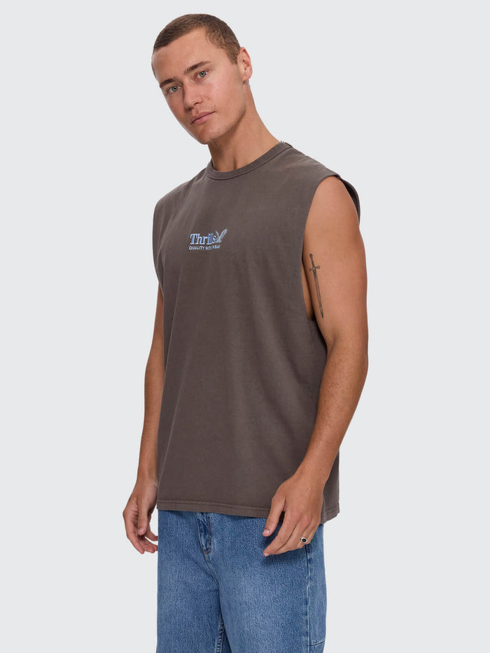 Thrills Workwear Embro Merch Fit Muscle Tee - Bungee Cord XS