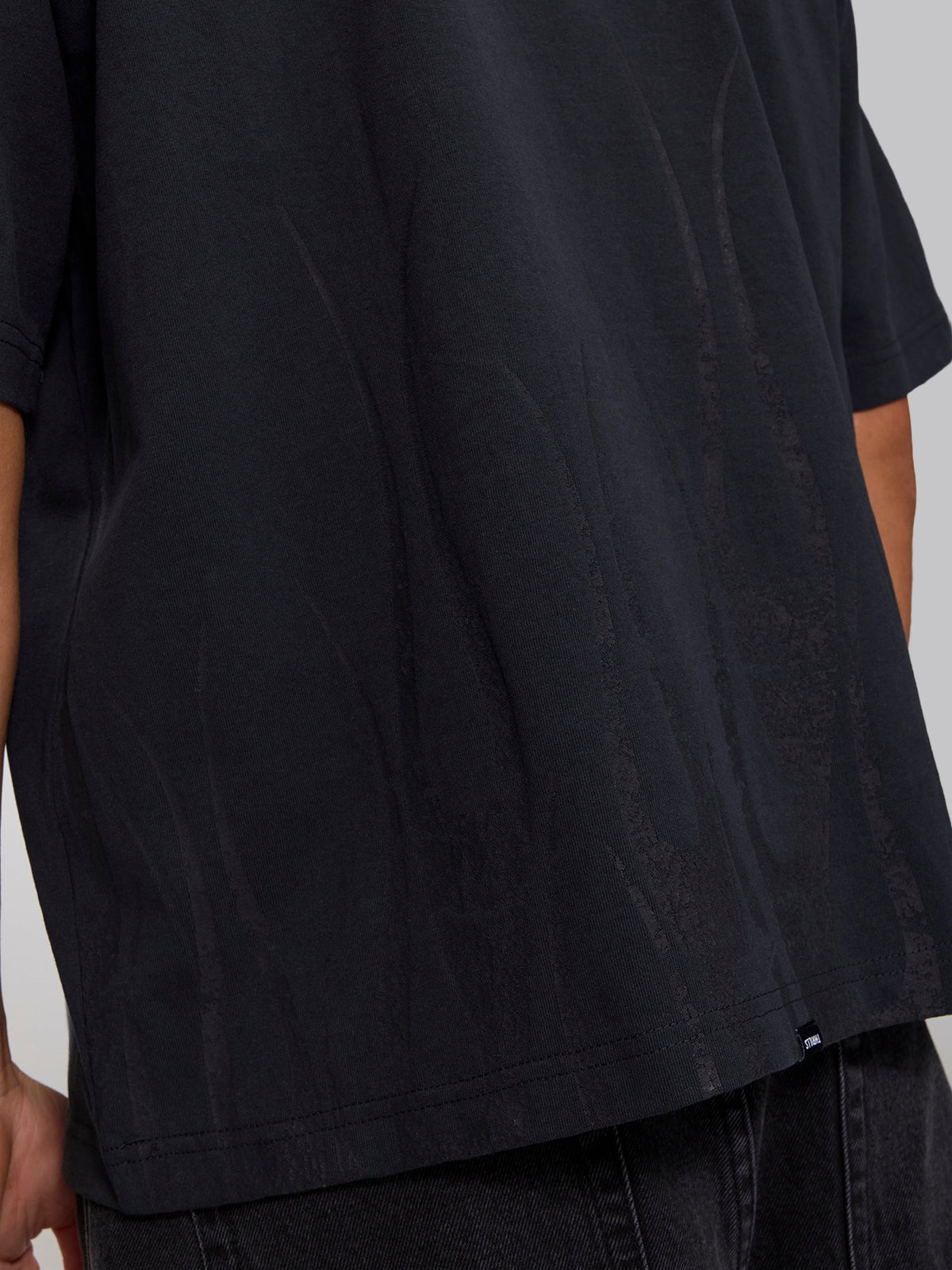 Matter of Flame Box Crop Tee - Faded Black XS