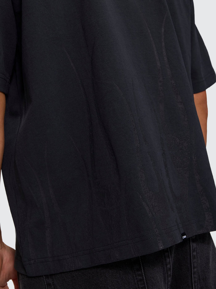 Matter of Flame Box Crop Tee - Faded Black XS