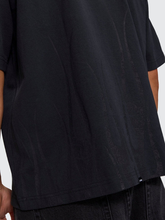 Matter of Flame Box Crop Tee - Faded Black XS