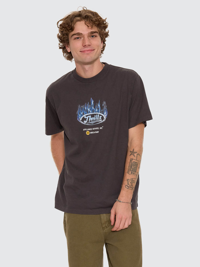Drop Outs Merch Fit Tee - Dark Merch Black XS