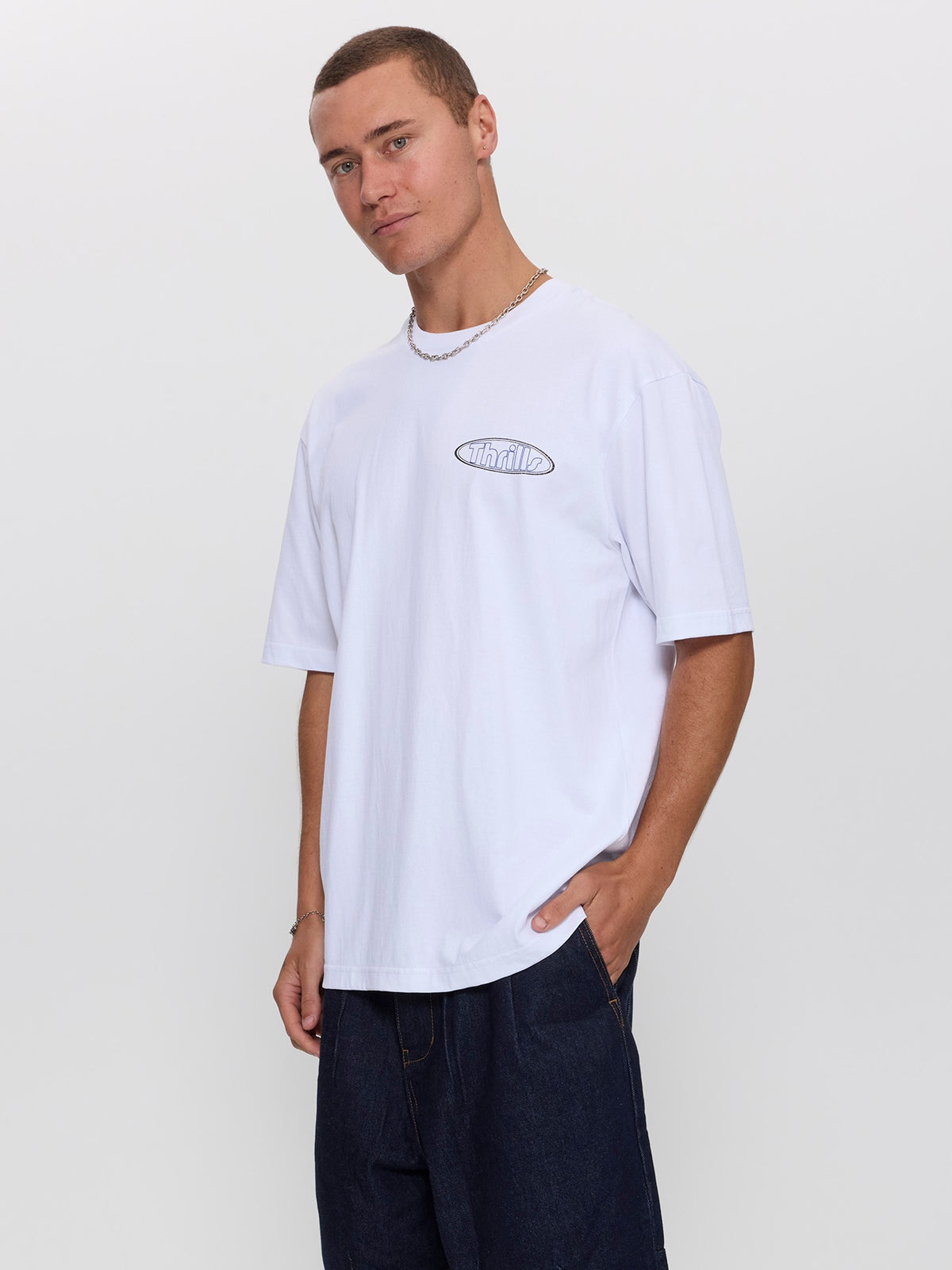 Val for the Win Oversize Fit Tee - White XS