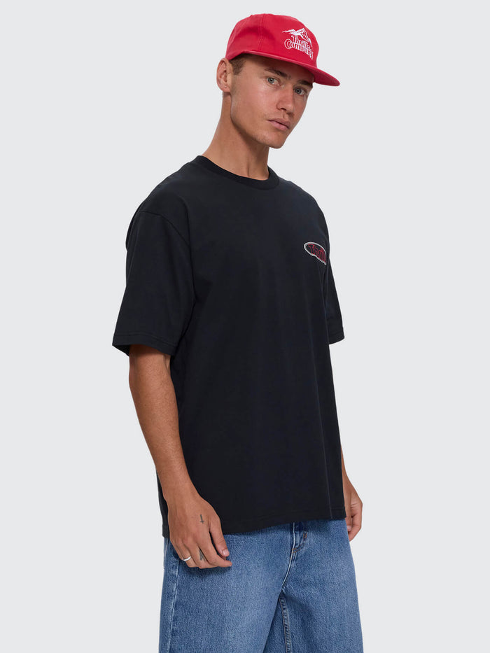 Val for the Win Oversize Fit Tee - Faded Black XS