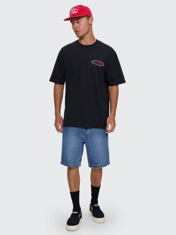 Val for the Win Oversize Fit Tee - Faded Black XS