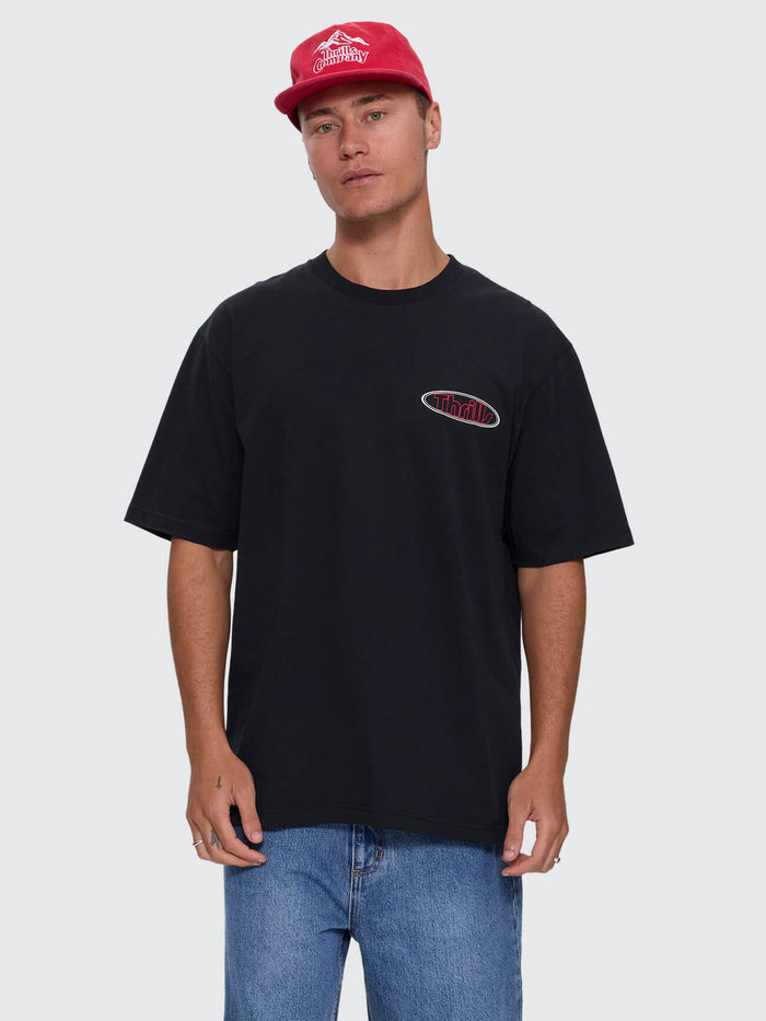 Val for the Win Oversize Fit Tee - Faded Black XS