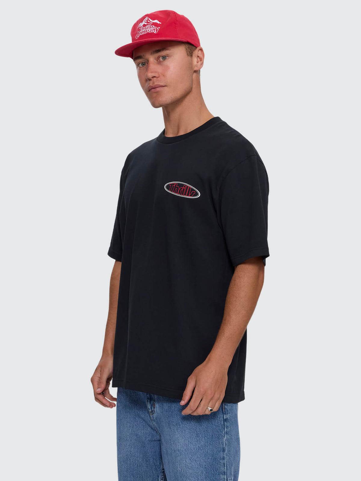 Val for the Win Oversize Fit Tee - Faded Black XS