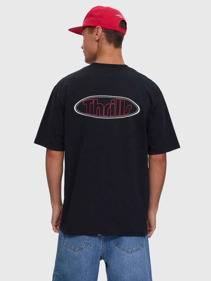 Val for the Win Oversize Fit Tee - Faded Black XS