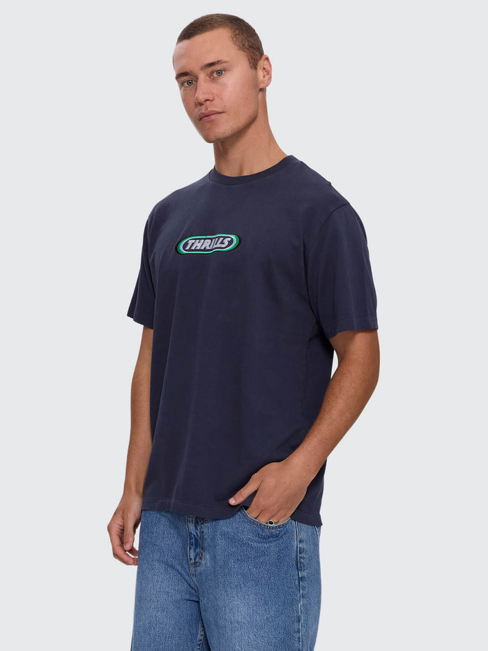 Built to Win Embro Merch Fit Tee - Indigo Marble XS