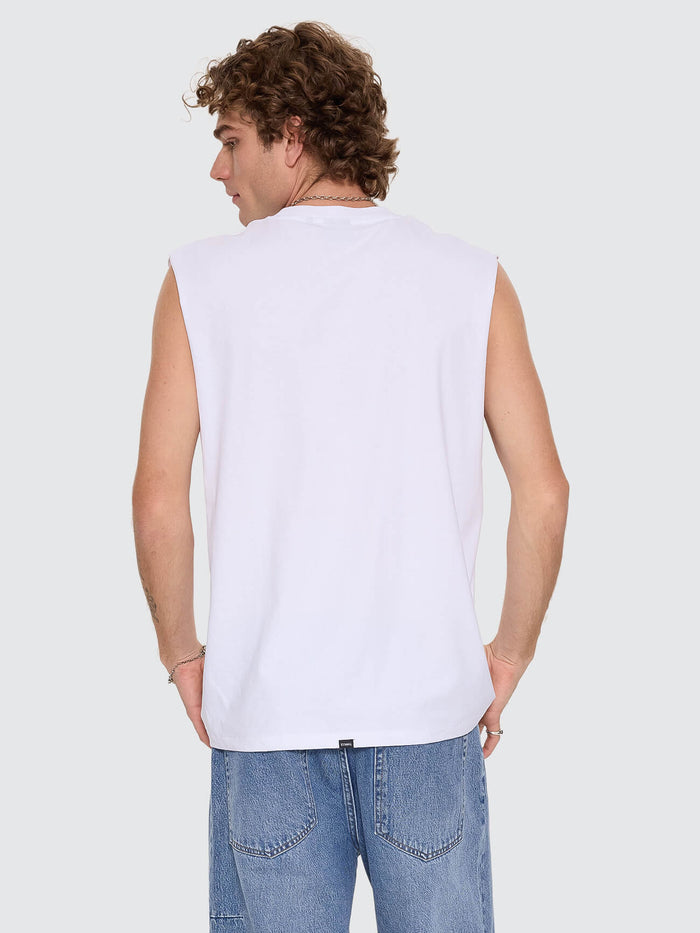 Val for the Win Merch Fit Muscle Tee - White XS