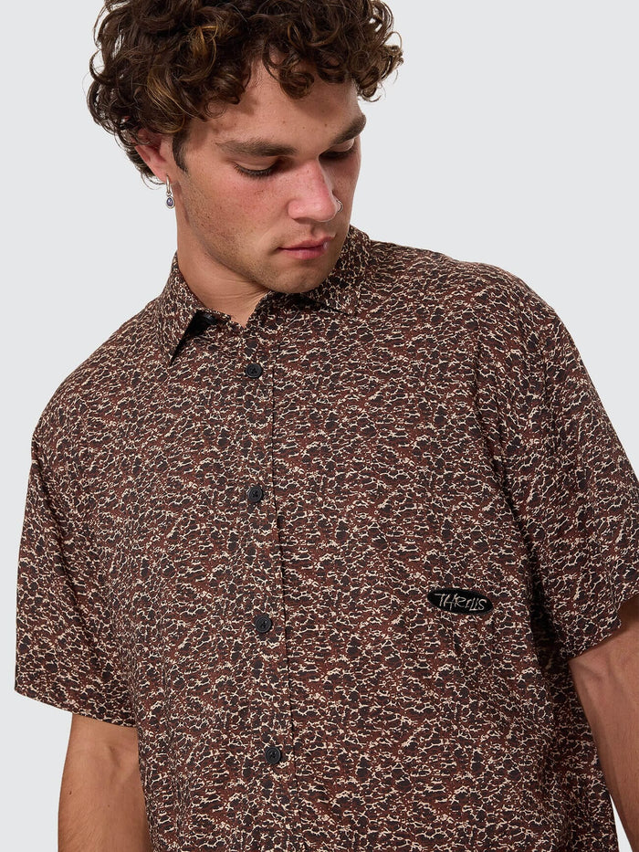 Heater Cropped Short Sleeve Shirt - Camomal XS