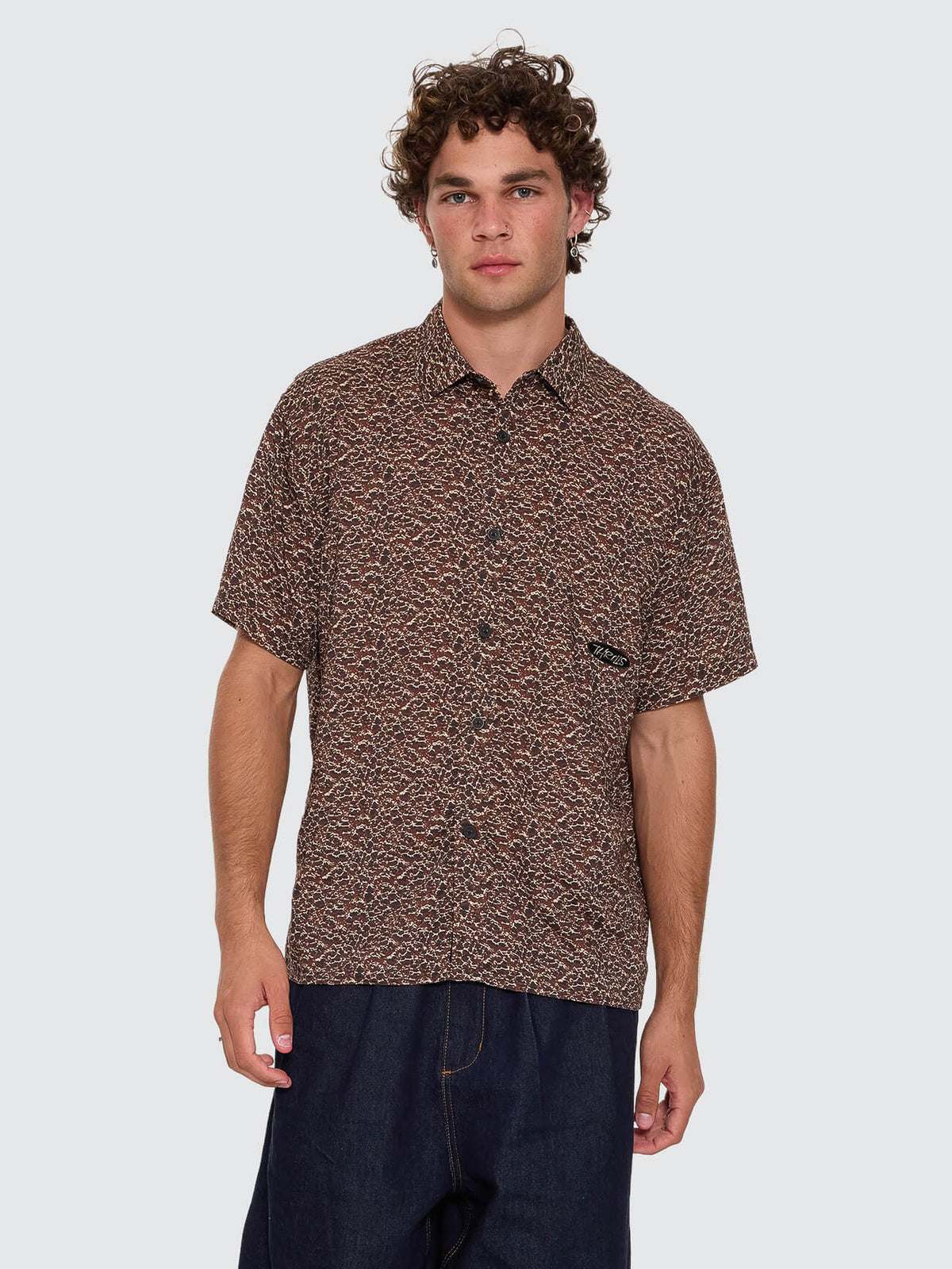 Heater Cropped Short Sleeve Shirt - Camomal XS