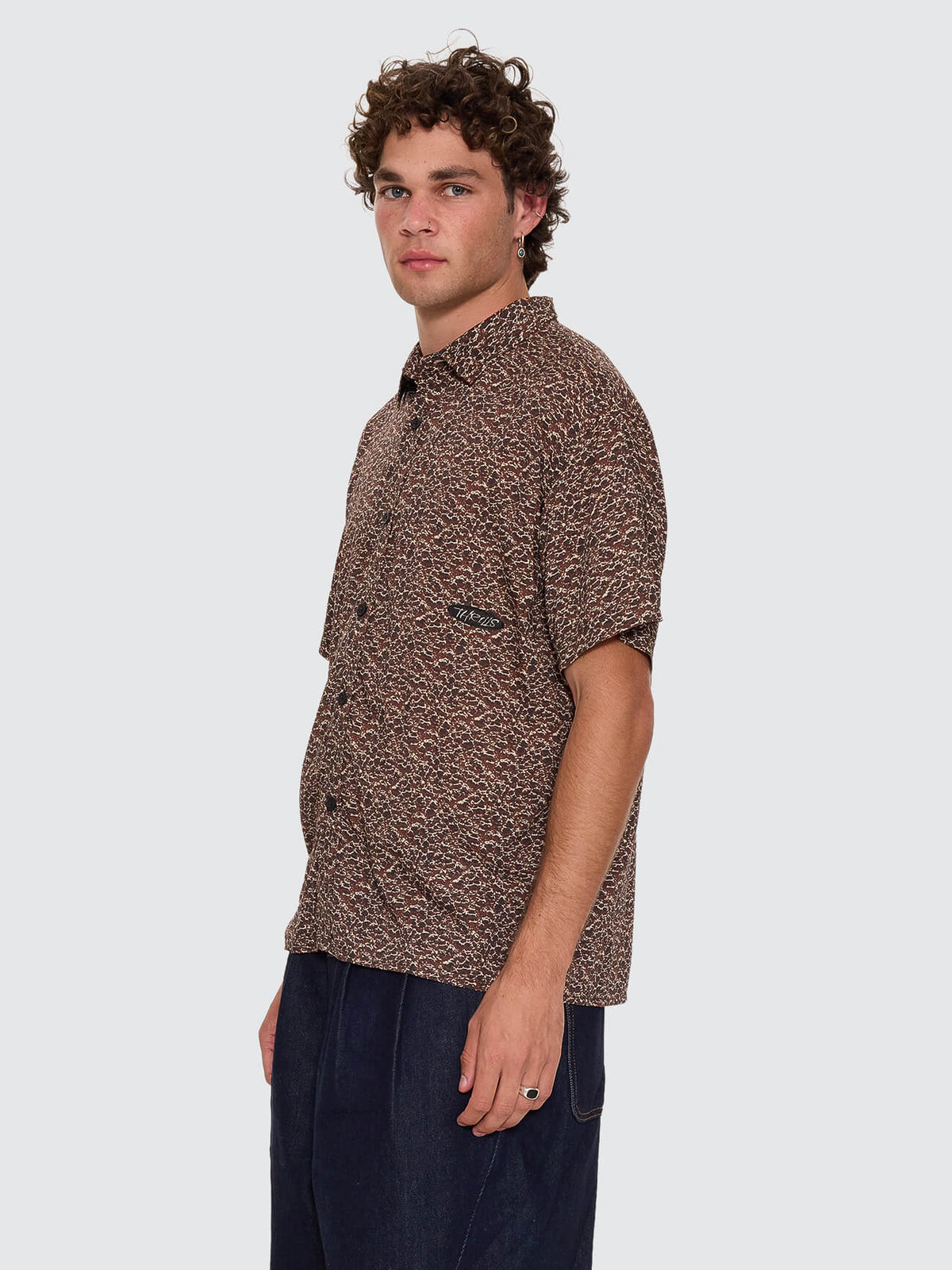 Heater Cropped Short Sleeve Shirt - Camomal XS