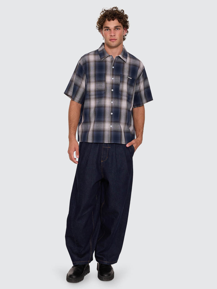 Shadow Runner Cropped Short Sleeve Shirt - Total Eclipse XS