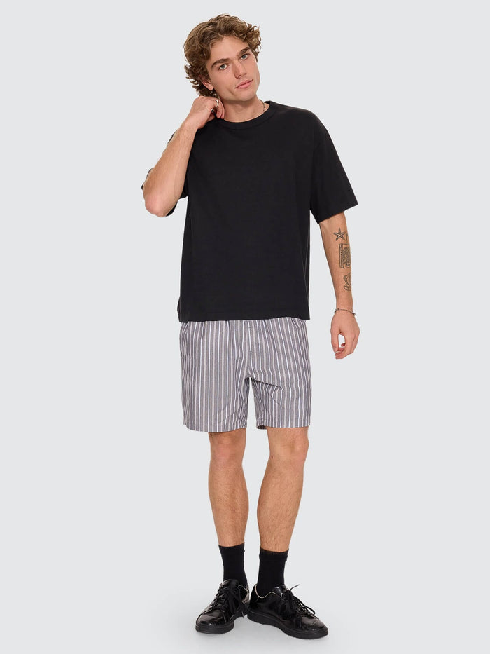 Flowers Of Tomorrow Stripe Volley - Dark Charcoal 26
